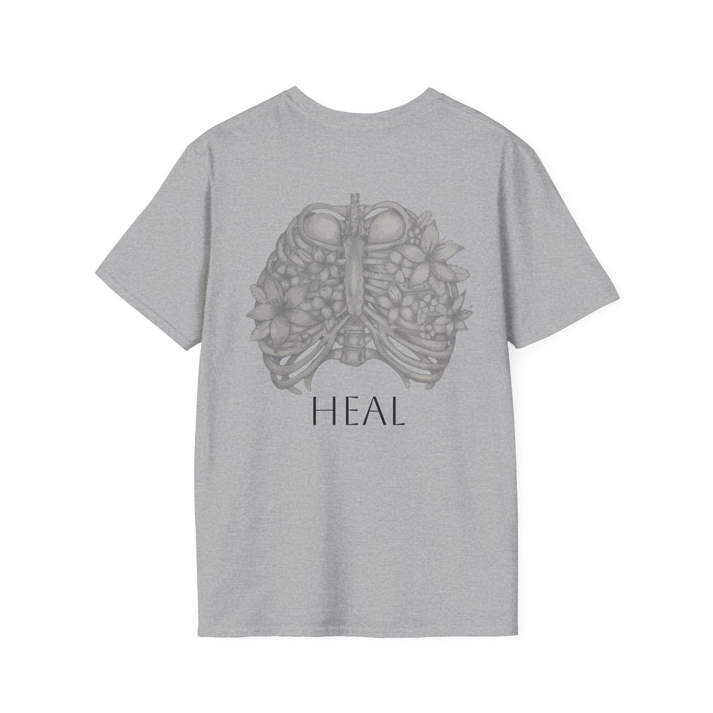 Inspire & Heal Tee - Cozy Motivational Apparel for Self-Care