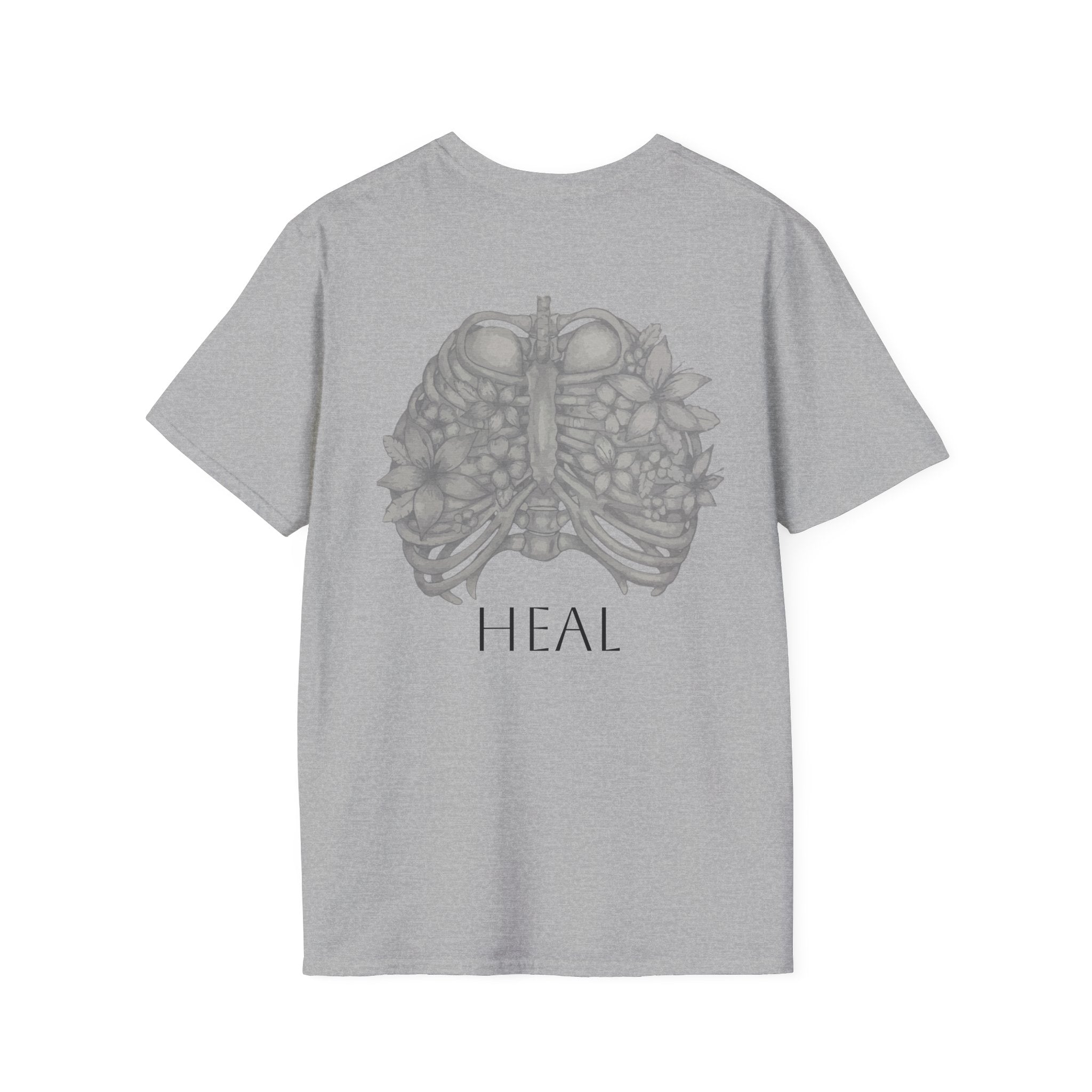 Inspire & Heal Tee - Cozy Motivational Apparel for Self-Care