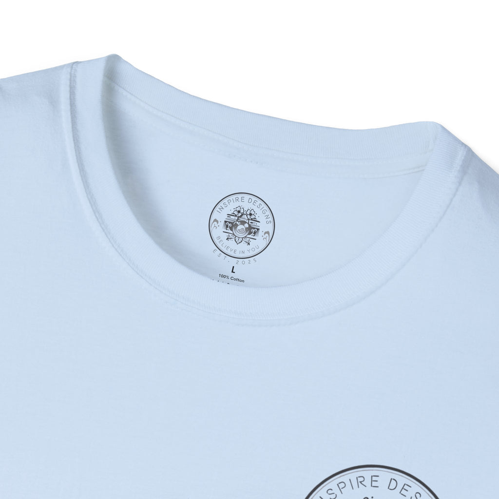 Inspire & Benevolent Tee - Cozy Motivational Apparel for Self-Care