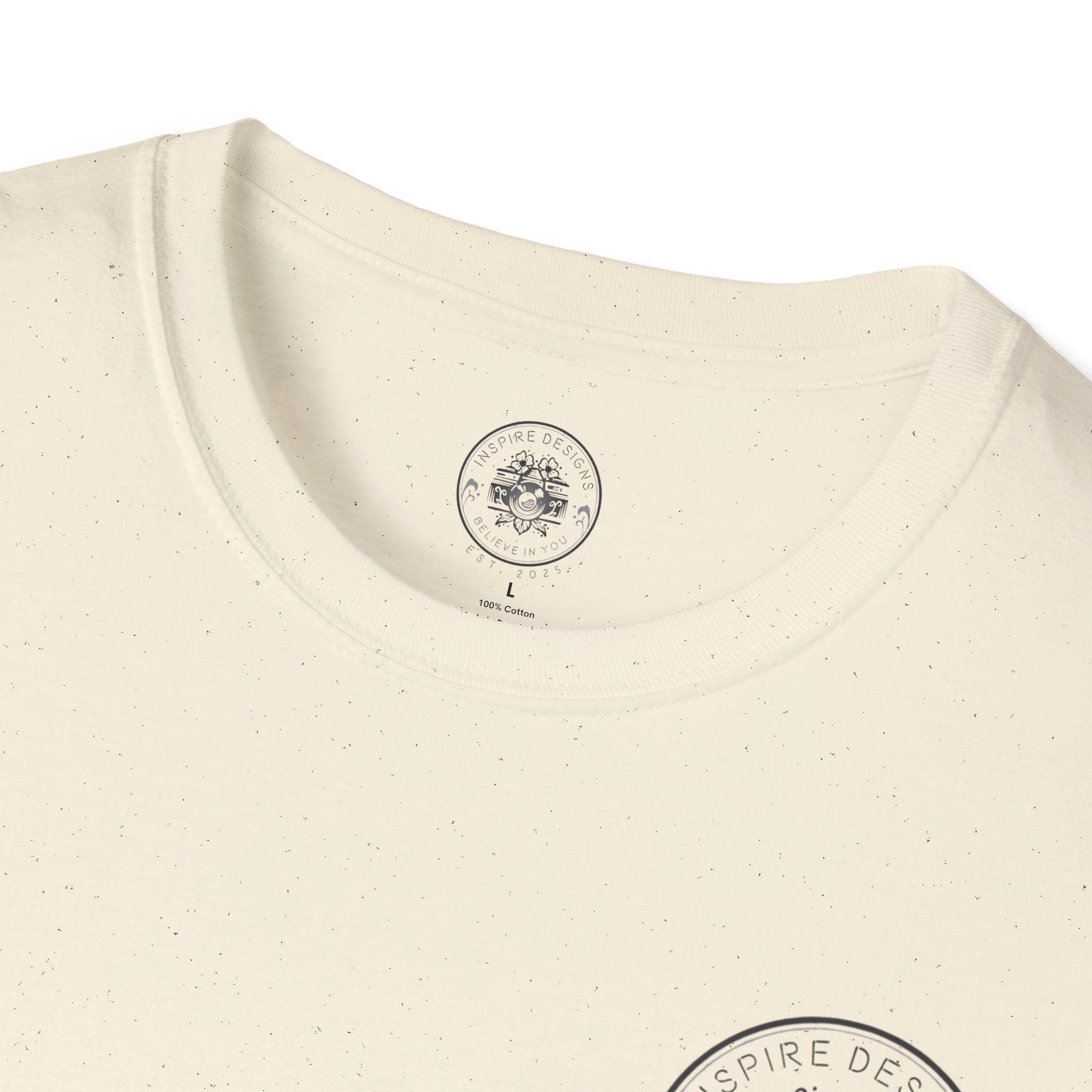 Inspire & Connect Tee - Cozy Motivational Apparel for Self-Care