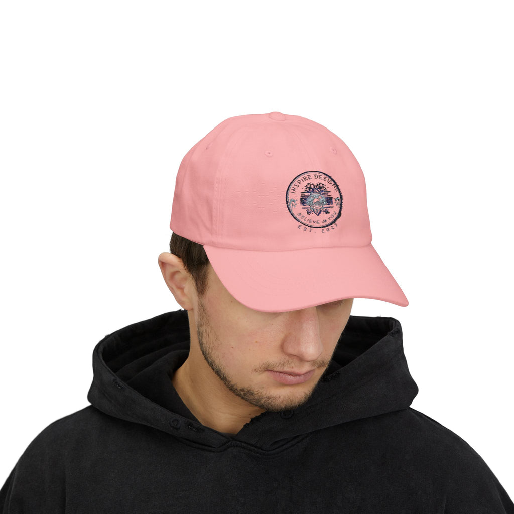 Inspire Designs Baseball Cap - Cozy Motivational Apparel for Self-Care, Gift for Wellness Enthusiasts, Comfortable Layering