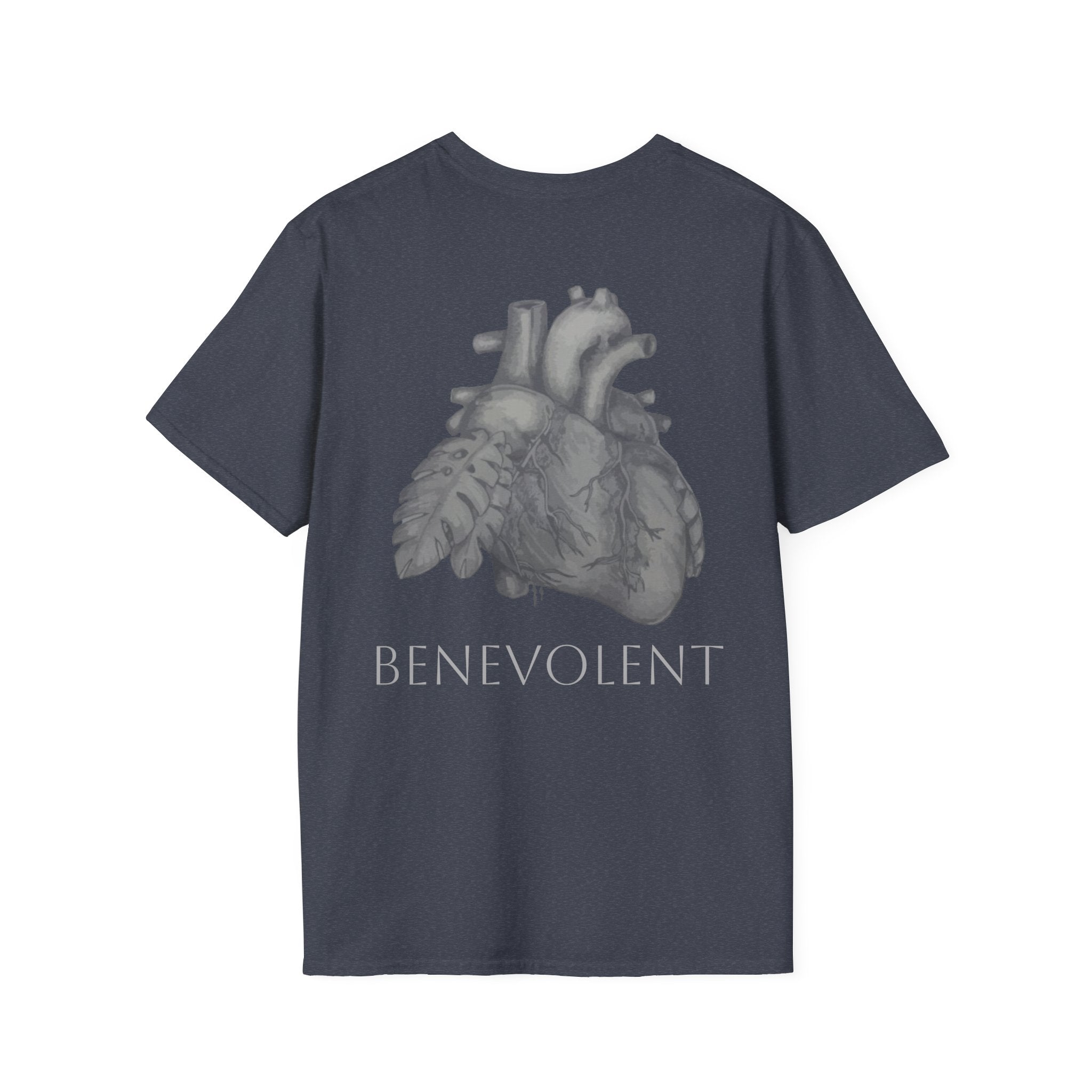 Inspire & Benevolent Tee - Cozy Motivational Apparel for Self-Care