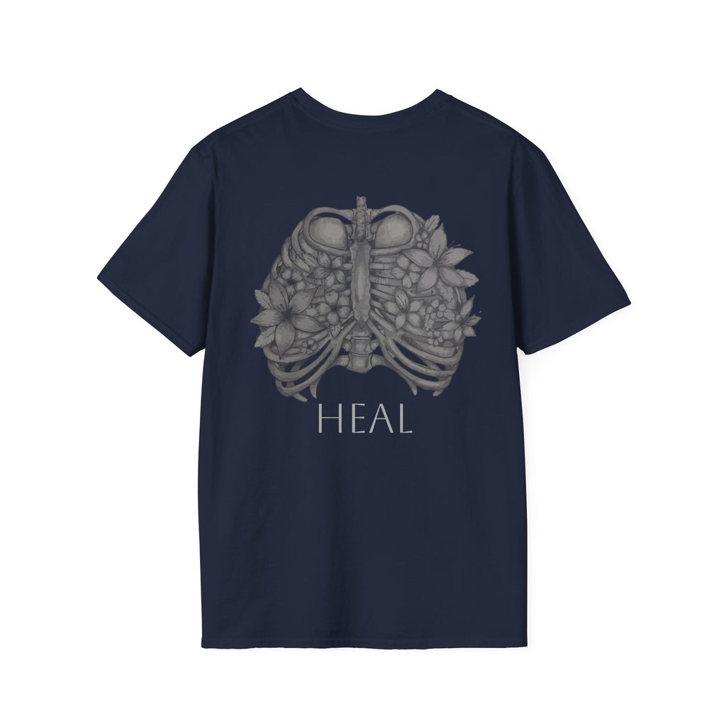Inspire & Heal Tee - Cozy Motivational Apparel for Self-Care