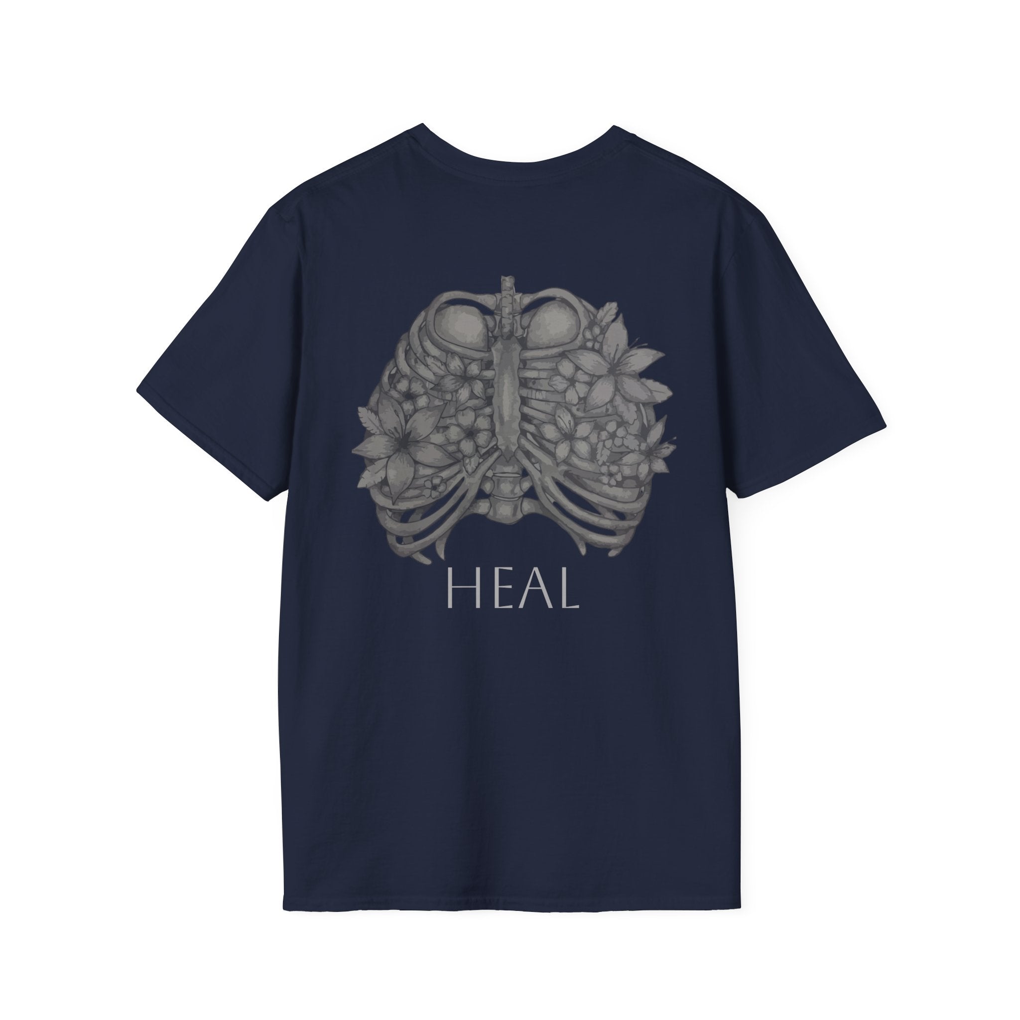 Inspire & Heal Tee - Cozy Motivational Apparel for Self-Care