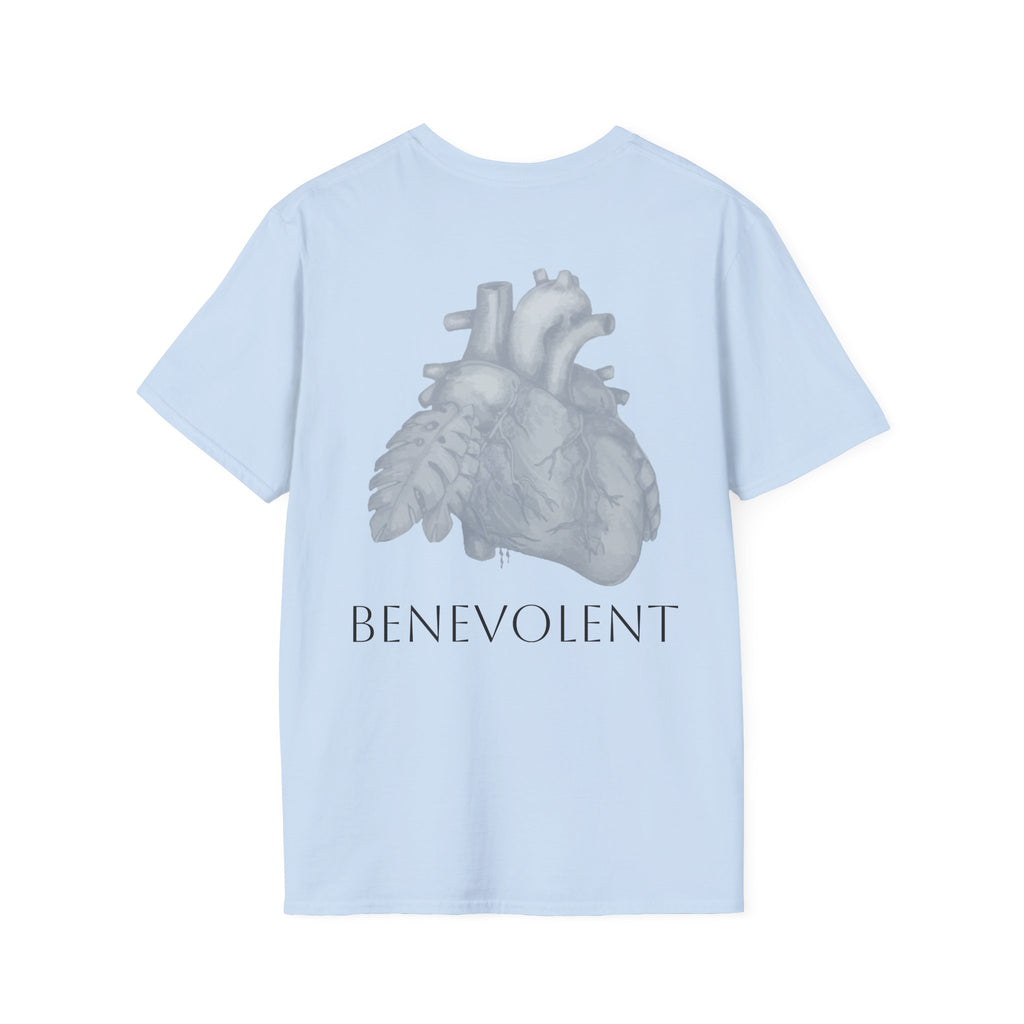 Inspire & Benevolent Tee - Cozy Motivational Apparel for Self-Care
