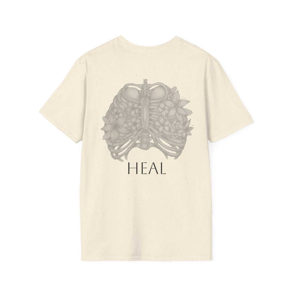 Inspire & Heal Tee - Cozy Motivational Apparel for Self-Care