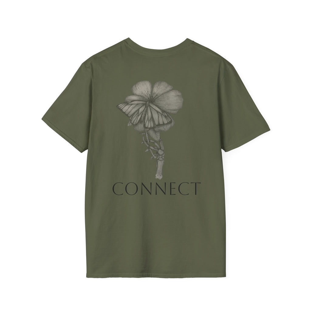 Inspire & Connect Tee - Cozy Motivational Apparel for Self-Care