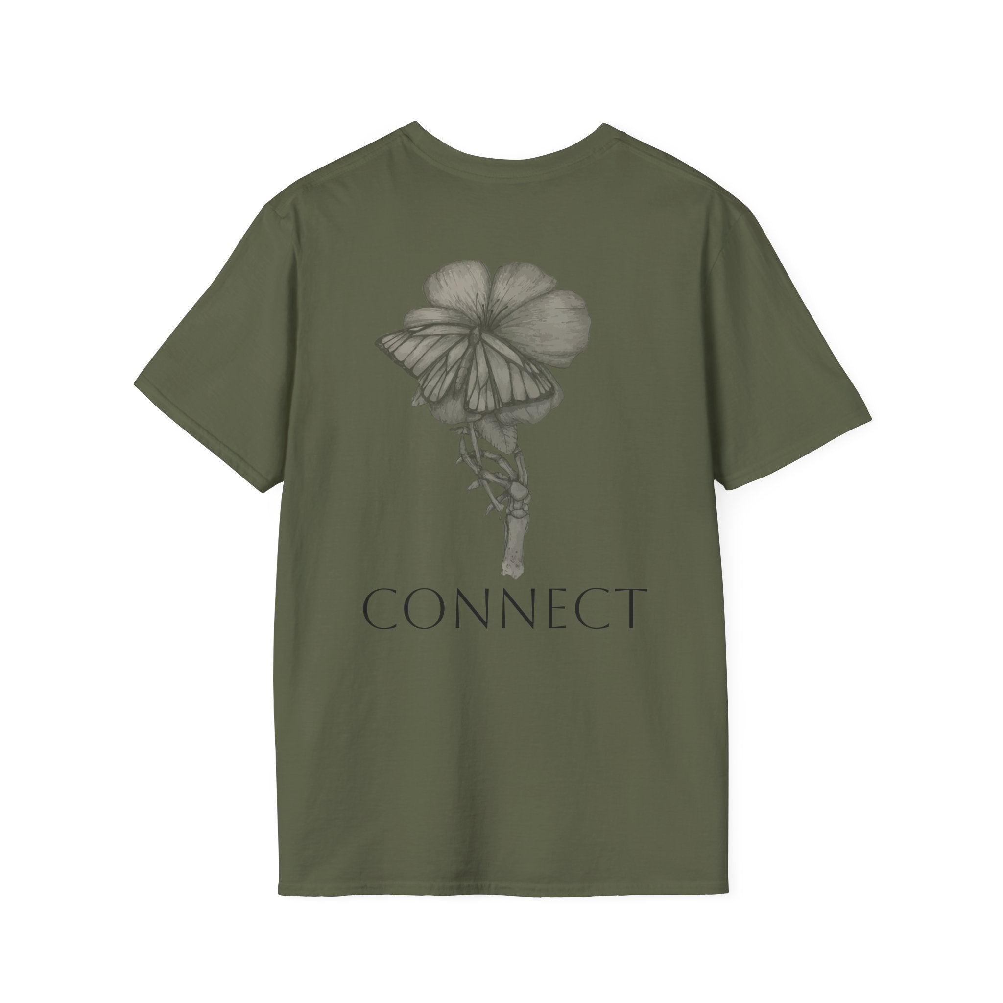 Inspire & Connect Tee - Cozy Motivational Apparel for Self-Care