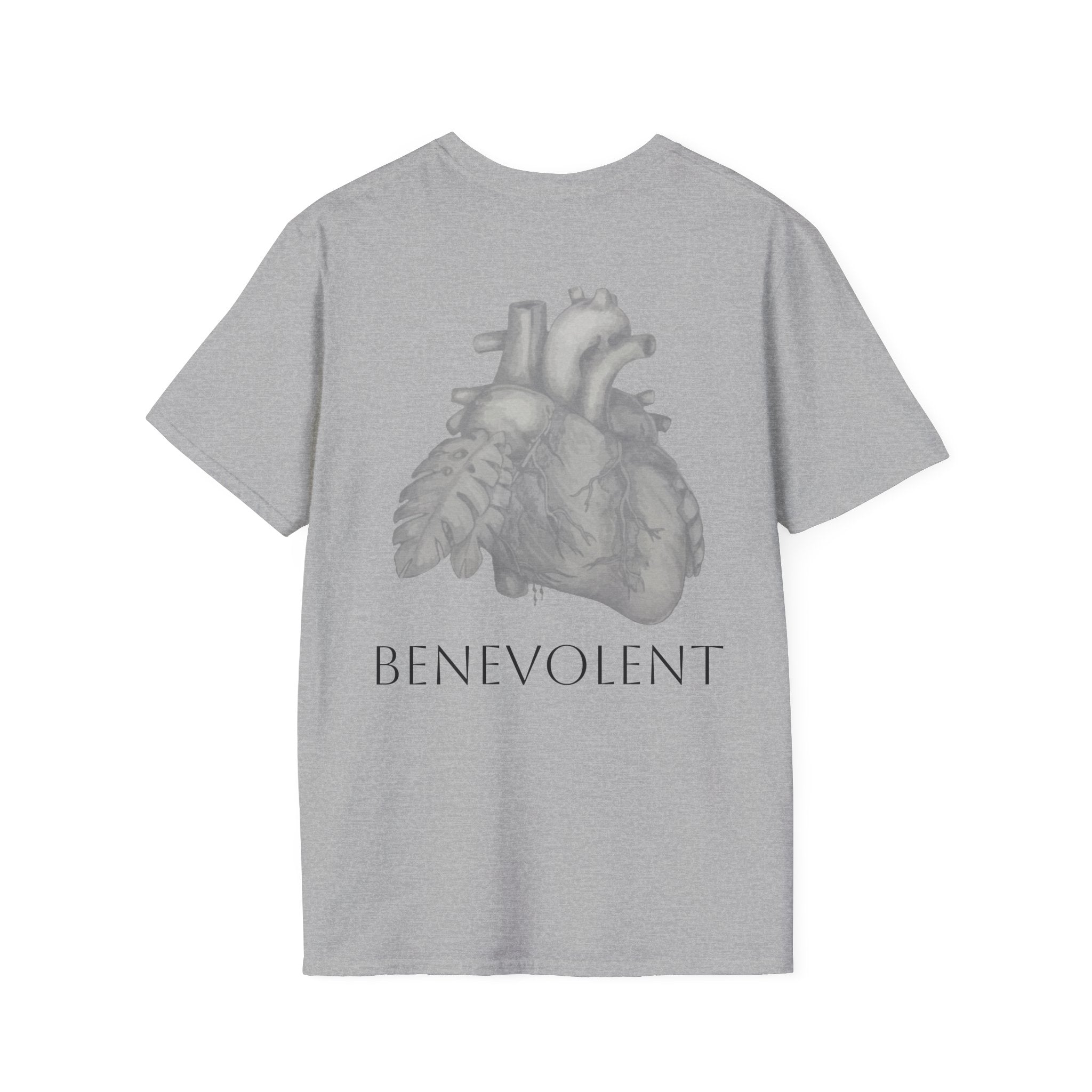 Inspire & Benevolent Tee - Cozy Motivational Apparel for Self-Care