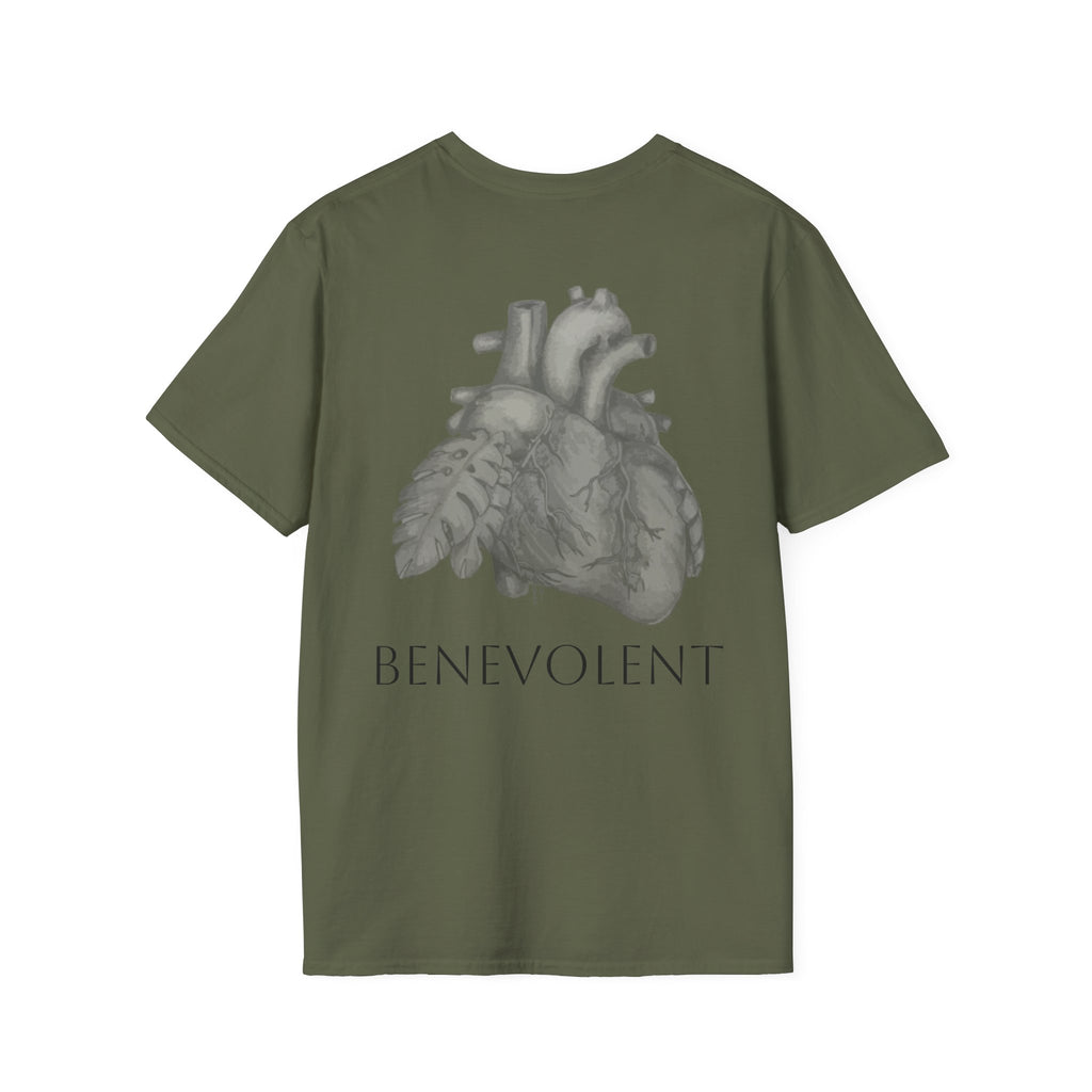 Inspire & Benevolent Tee - Cozy Motivational Apparel for Self-Care
