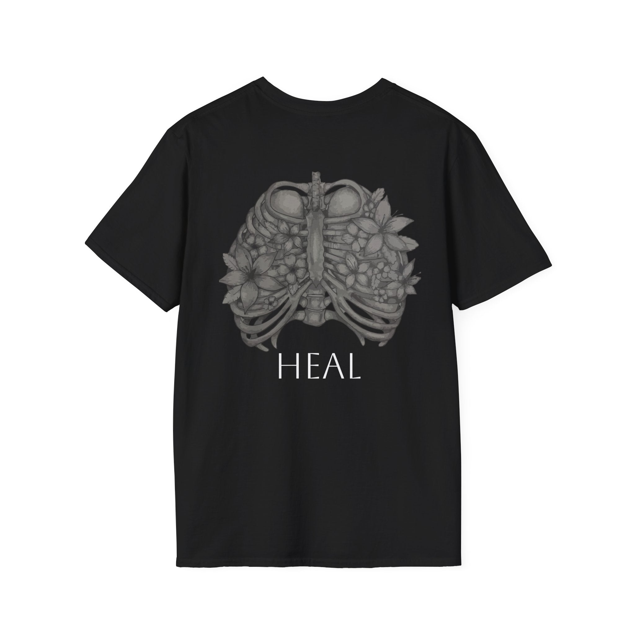 Inspire & Heal Tee - Cozy Motivational Apparel for Self-Care