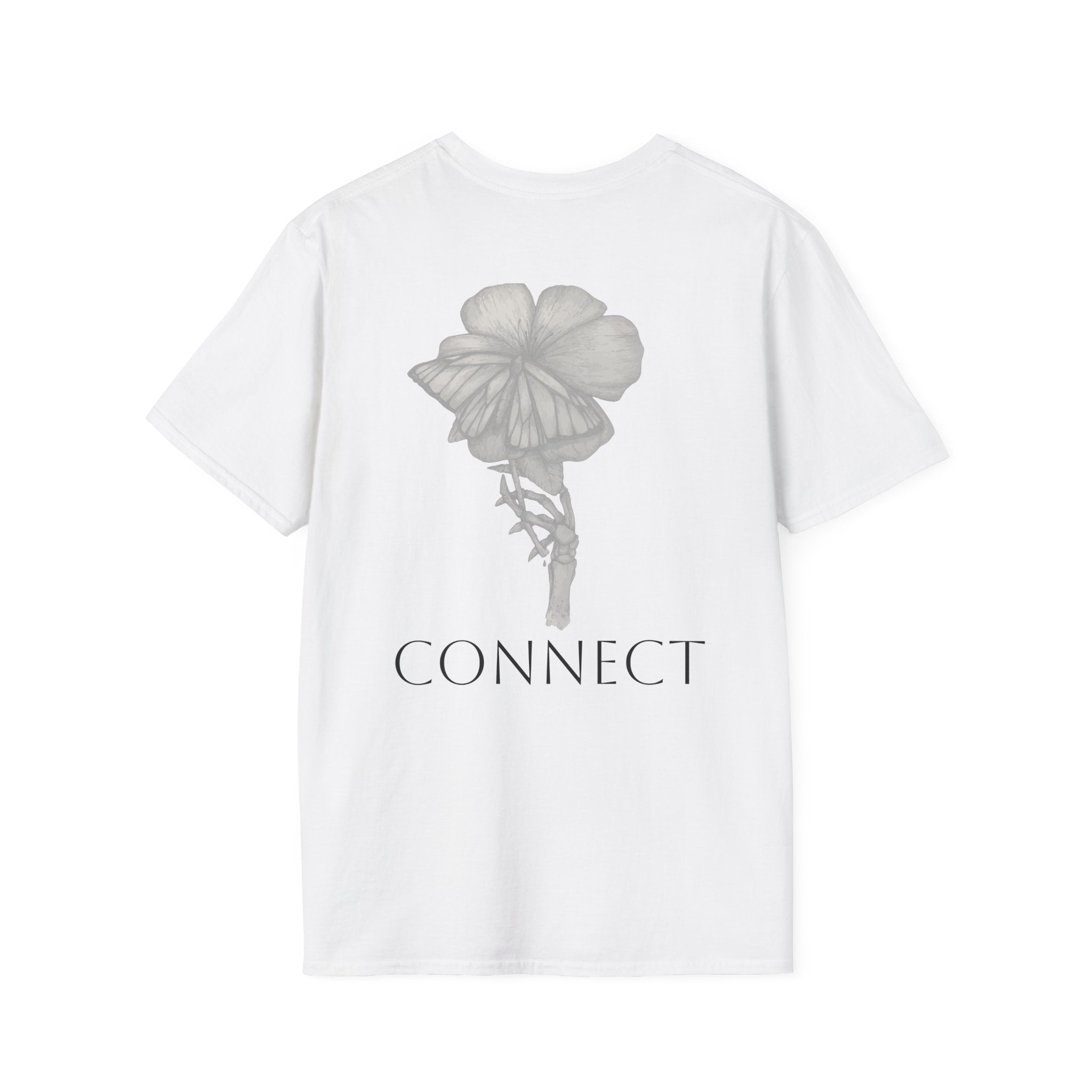 Inspire & Connect Tee - Cozy Motivational Apparel for Self-Care