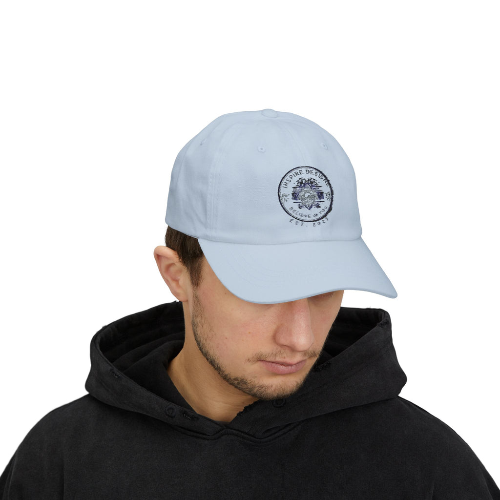 Inspire Designs Baseball Cap - Cozy Motivational Apparel for Self-Care, Gift for Wellness Enthusiasts, Comfortable Layering