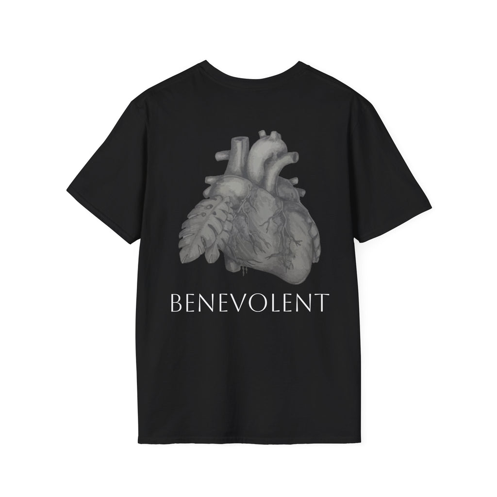 Inspire & Benevolent Tee - Cozy Motivational Apparel for Self-Care