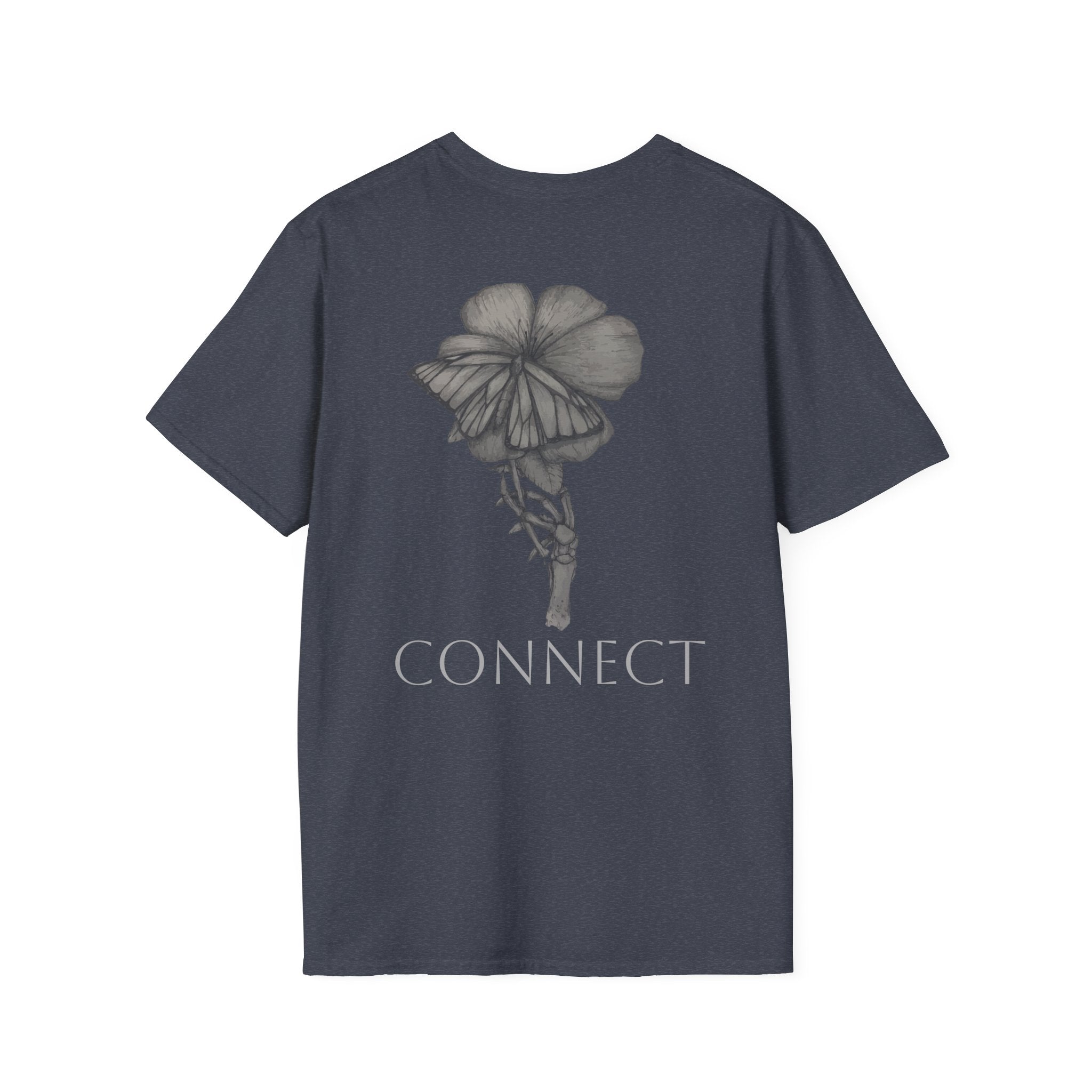 Inspire & Connect Tee - Cozy Motivational Apparel for Self-Care