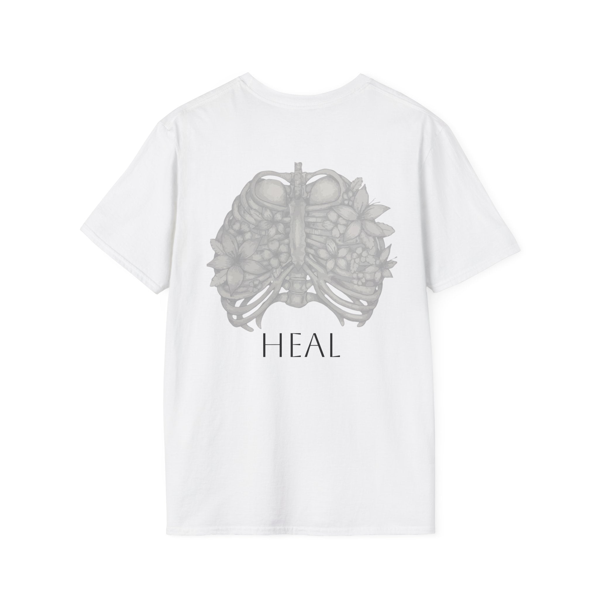 Inspire & Heal Tee - Cozy Motivational Apparel for Self-Care