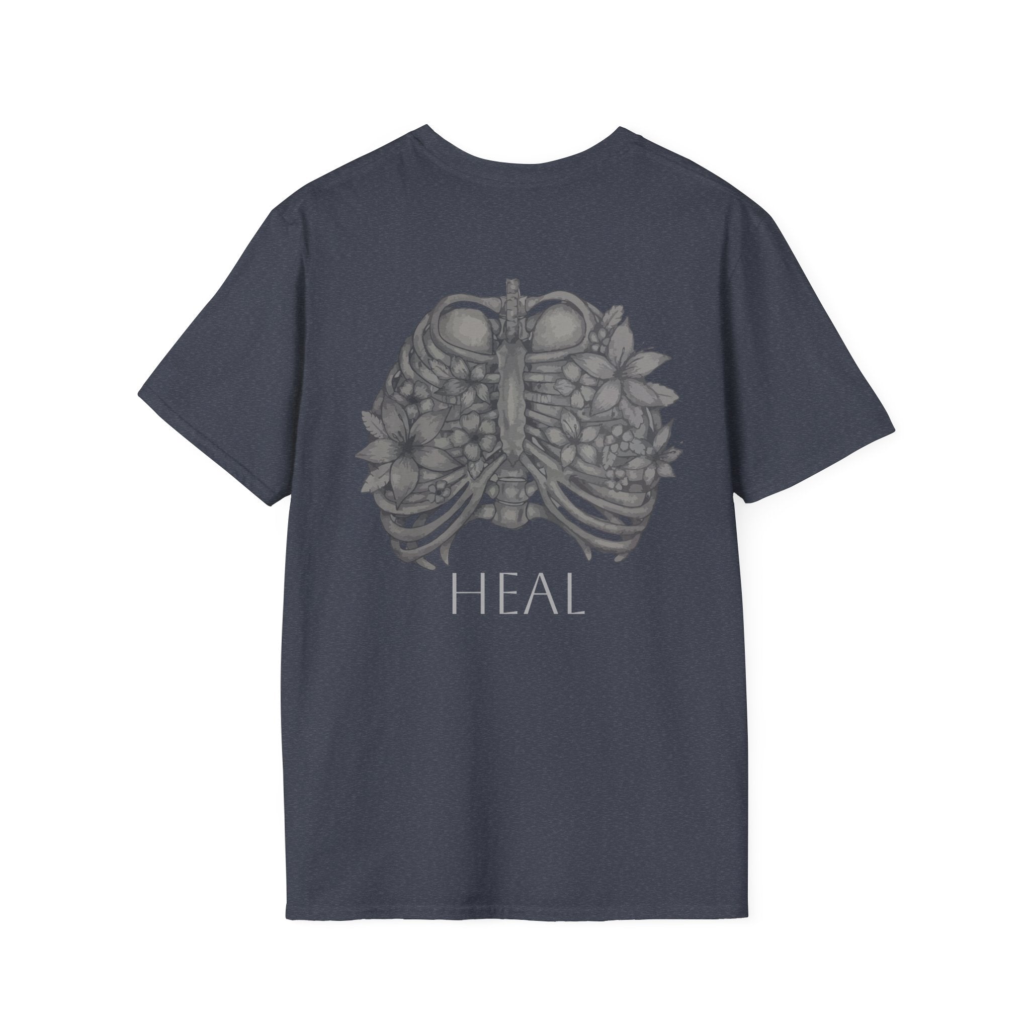 Inspire & Heal Tee - Cozy Motivational Apparel for Self-Care
