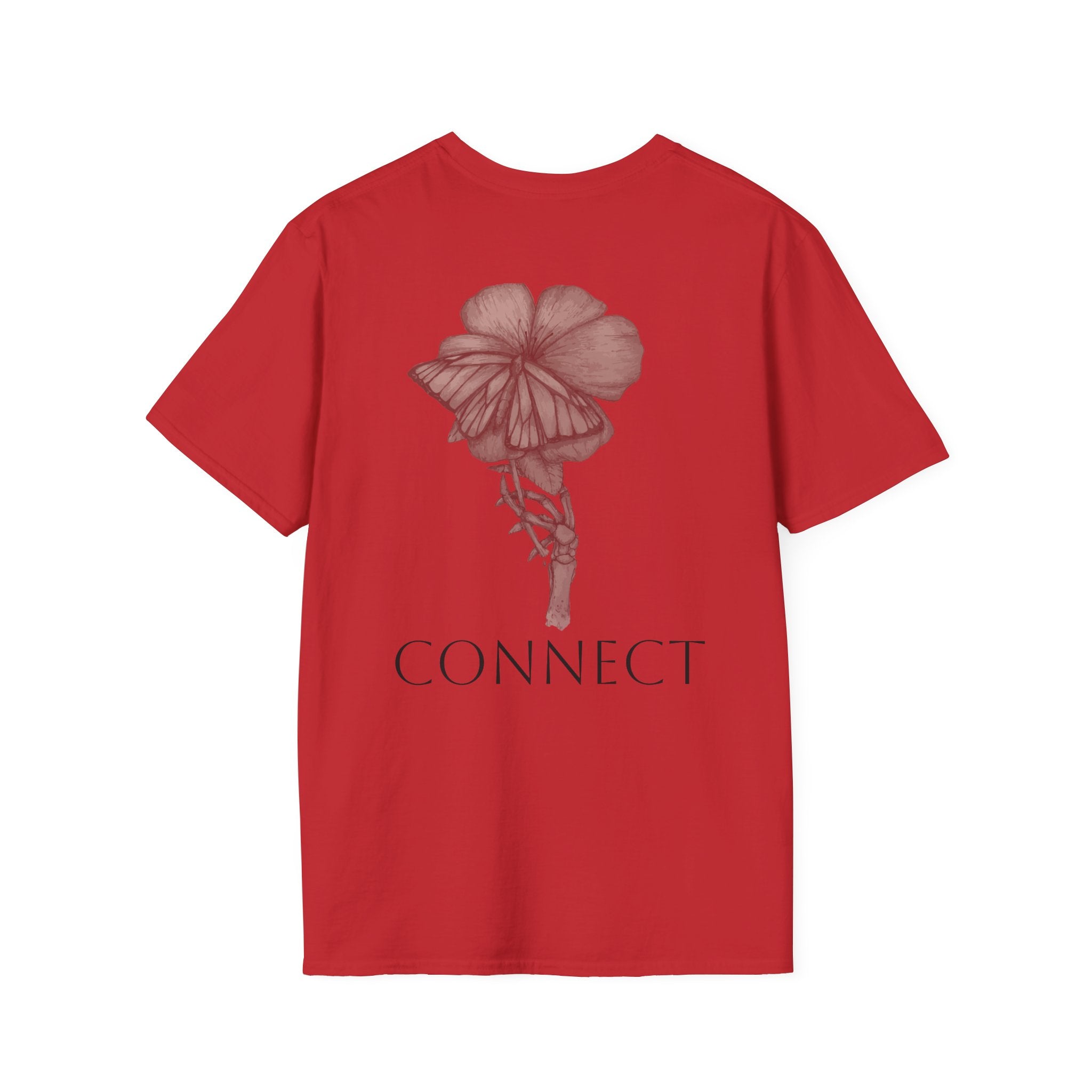 Inspire & Connect Tee - Cozy Motivational Apparel for Self-Care