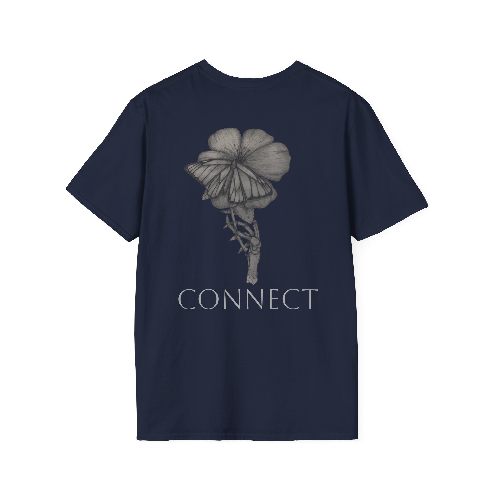 Inspire & Connect Tee - Cozy Motivational Apparel for Self-Care
