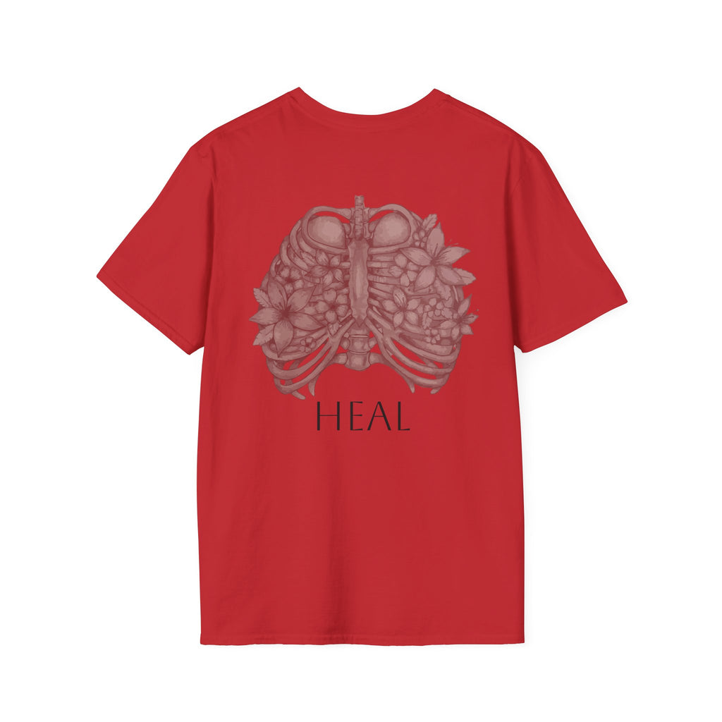 Inspire & Heal Tee - Cozy Motivational Apparel for Self-Care