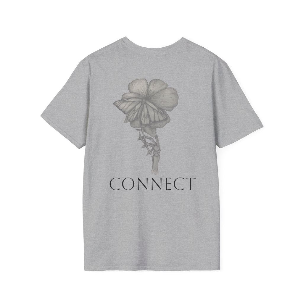 Inspire & Connect Tee - Cozy Motivational Apparel for Self-Care