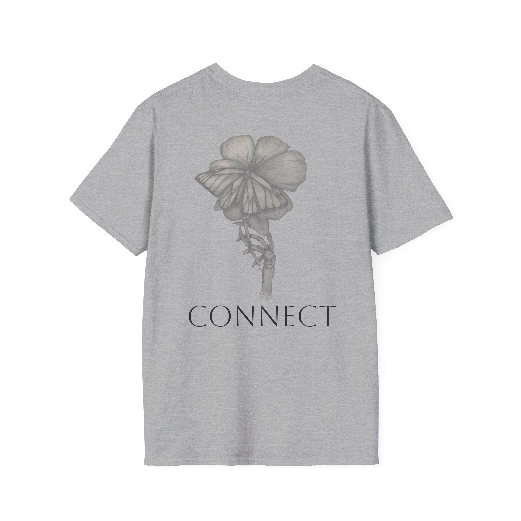 Inspire & Connect Tee - Cozy Motivational Apparel for Self-Care