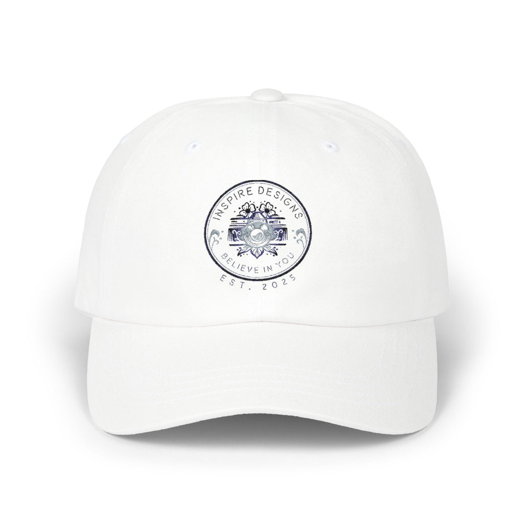 Inspire Designs Baseball Cap - Cozy Motivational Apparel for Self-Care, Gift for Wellness Enthusiasts, Comfortable Layering