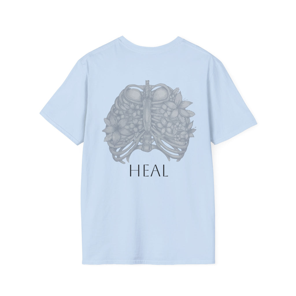Inspire & Heal Tee - Cozy Motivational Apparel for Self-Care