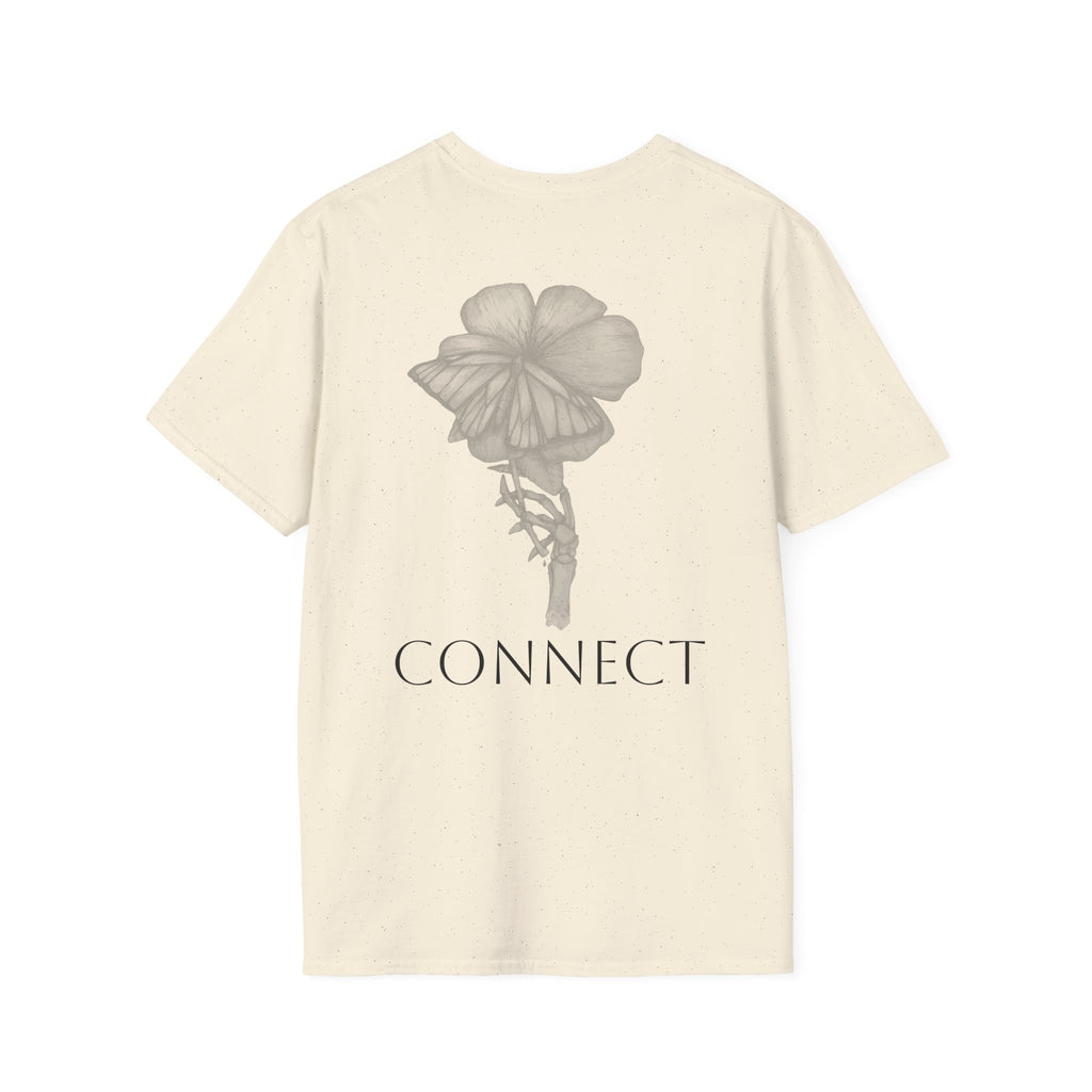 Inspire & Connect Tee - Cozy Motivational Apparel for Self-Care