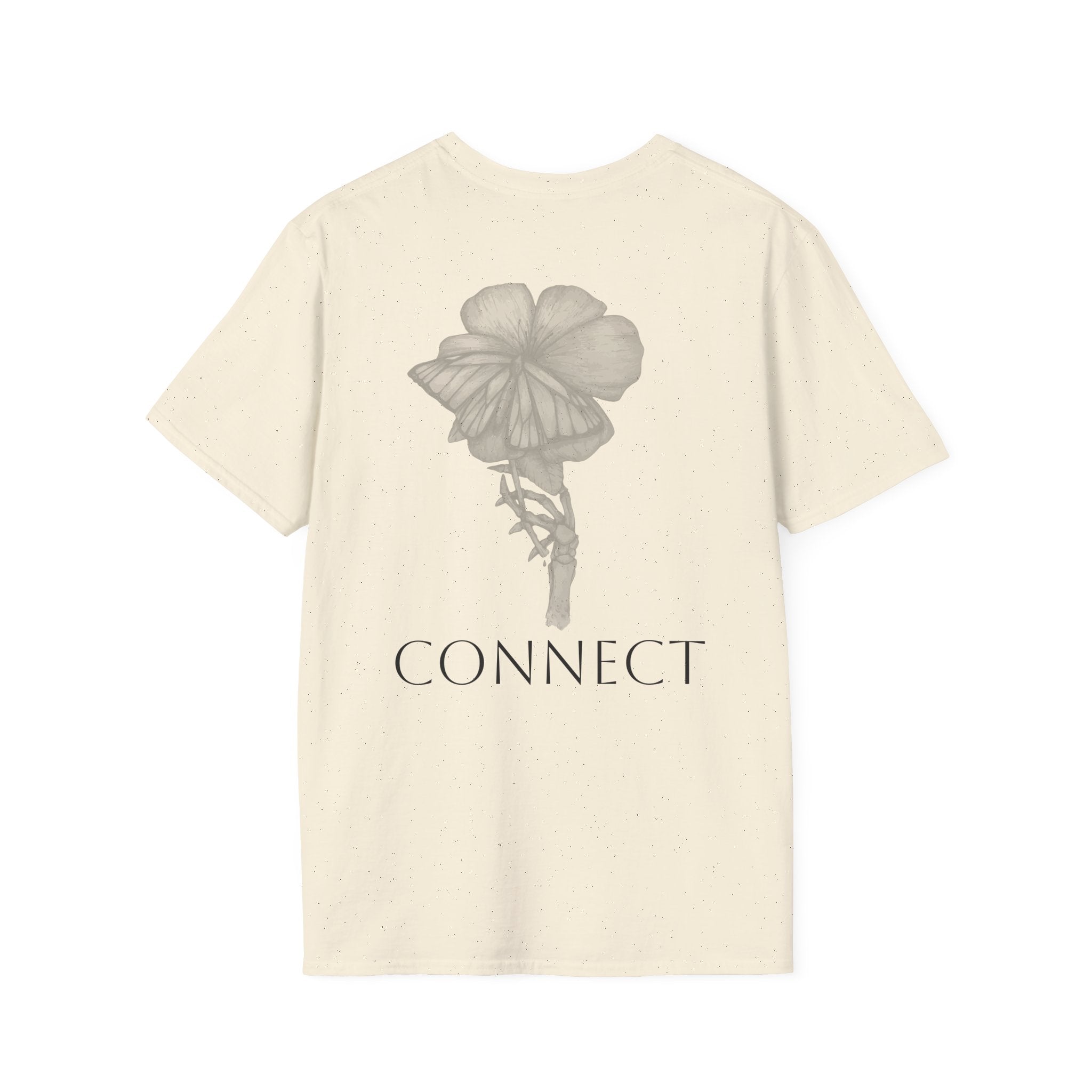 Inspire & Connect Tee - Cozy Motivational Apparel for Self-Care